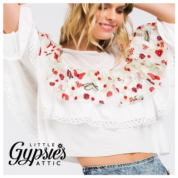 Mariposa Butterfly Garden Top - Picture 6 of 11